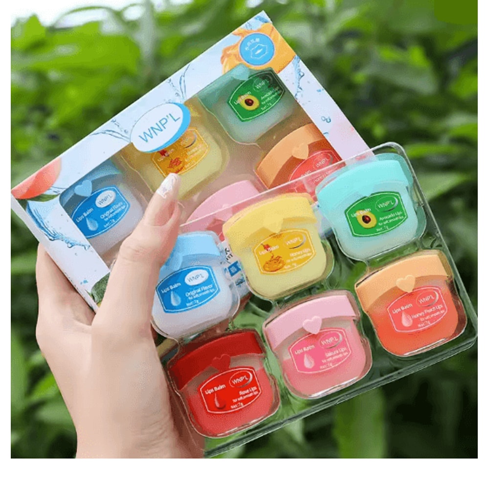 Fruit Lip Balm Set Moisturizing Non Sticky Lip Care Collection 3