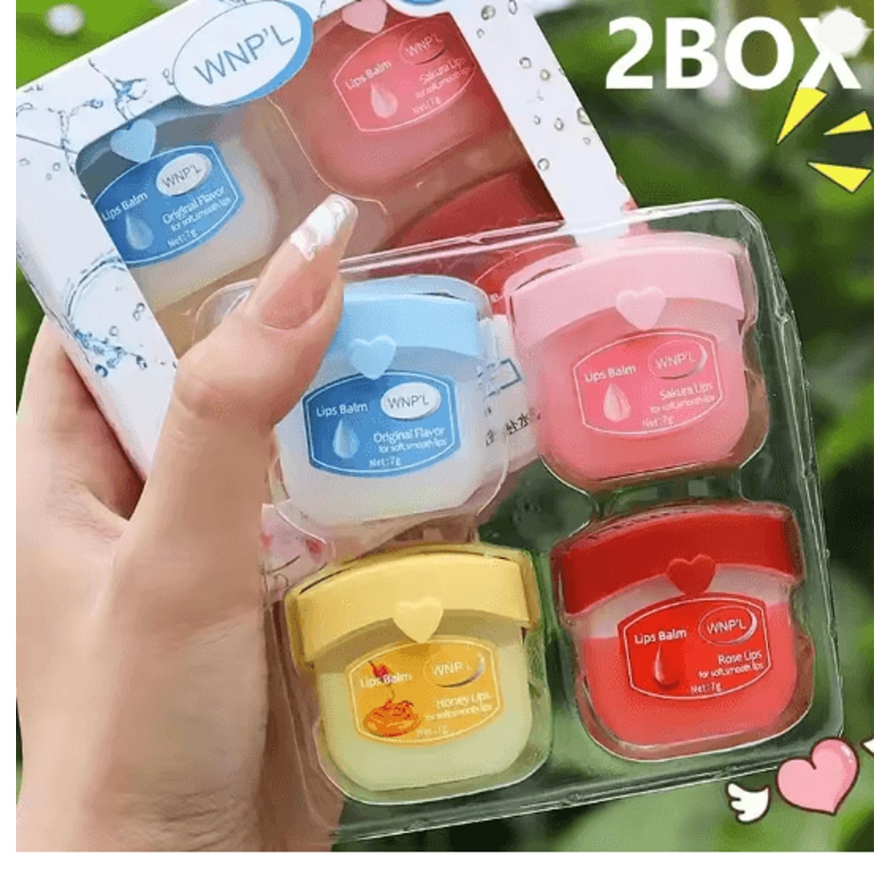 Fruit Lip Balm Set Moisturizing Non Sticky Lip Care Collection 6