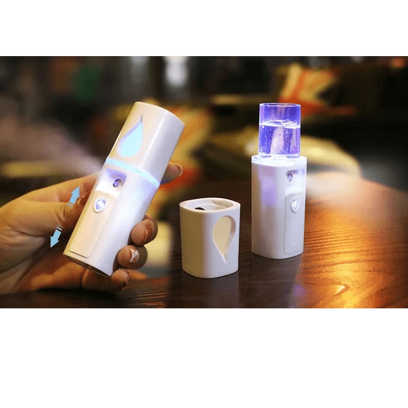 Nano Facial Steamer Mist Spray USB Rechargeable Face Hydration Tool 2
