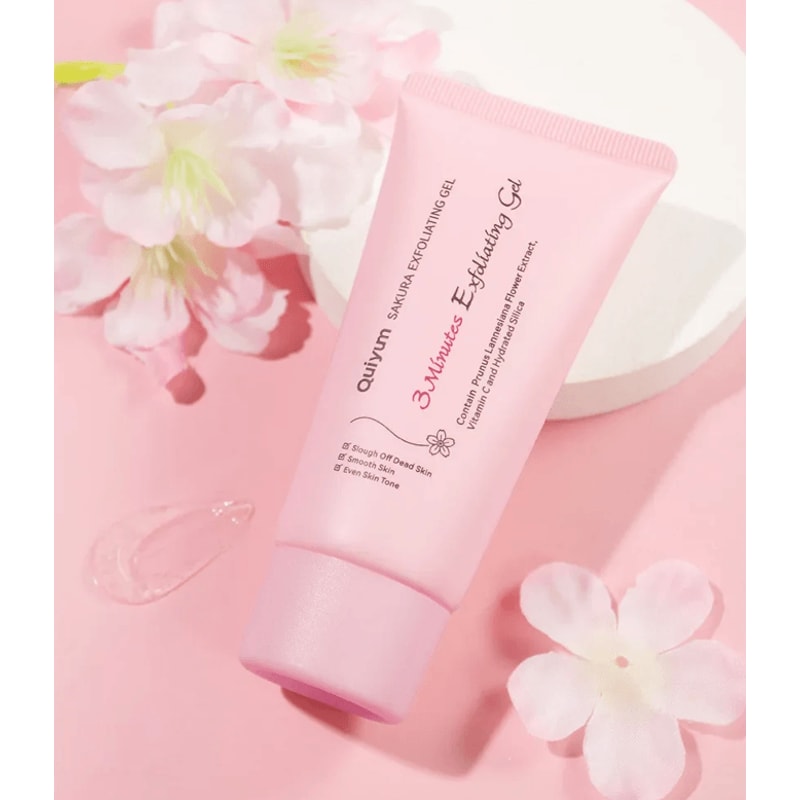 Sakura Exfoliating Peeling Gel Moisturizing Facial Scrub 3