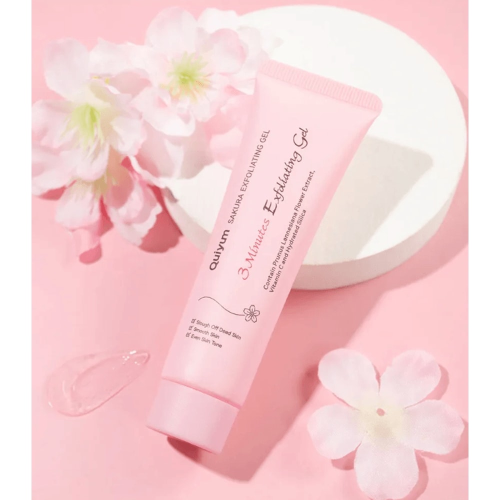 Sakura Exfoliating Peeling Gel Moisturizing Facial Scrub 4