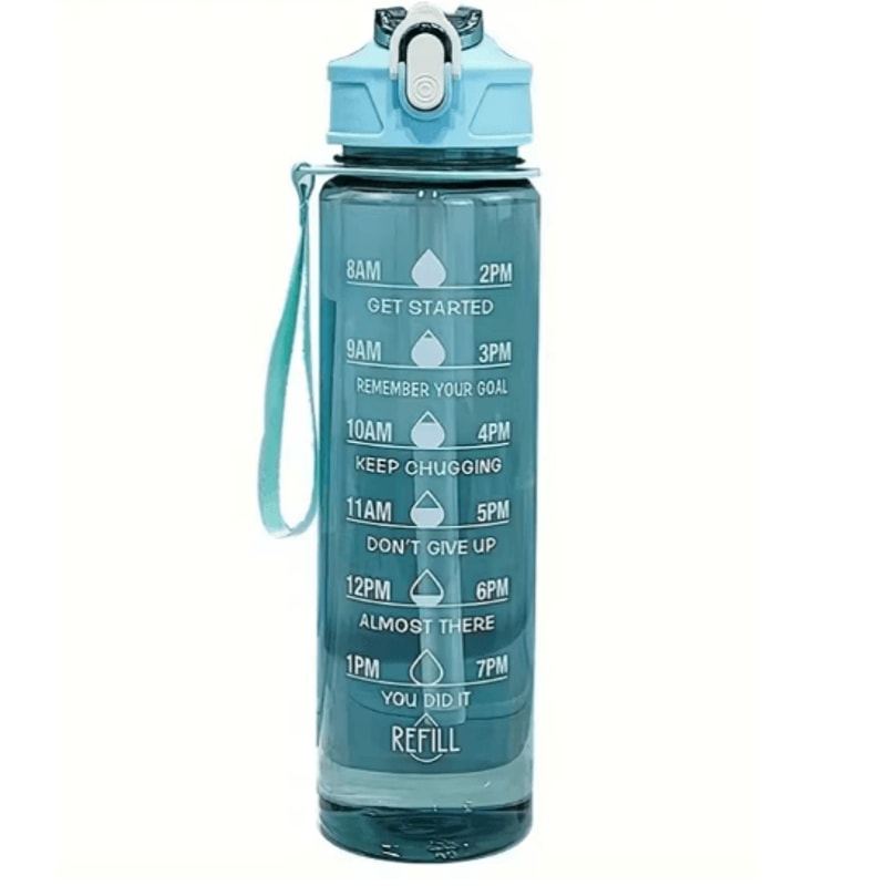 Large Capacity Sports Water Bottle Leak Proof Fitness Travel Drink Bottle 4