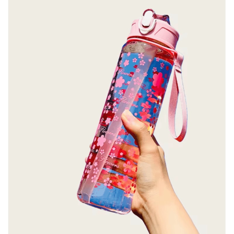 Large Capacity Sports Water Bottle Leak Proof Fitness Travel Drink Bottle 6