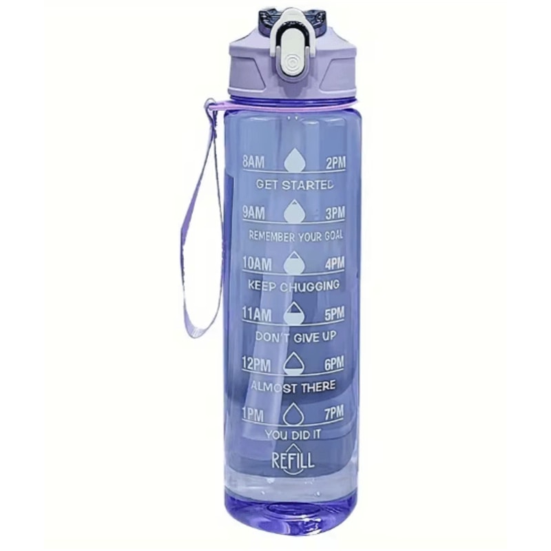 Large Capacity Sports Water Bottle Leak Proof Fitness Travel Drink Bottle 8