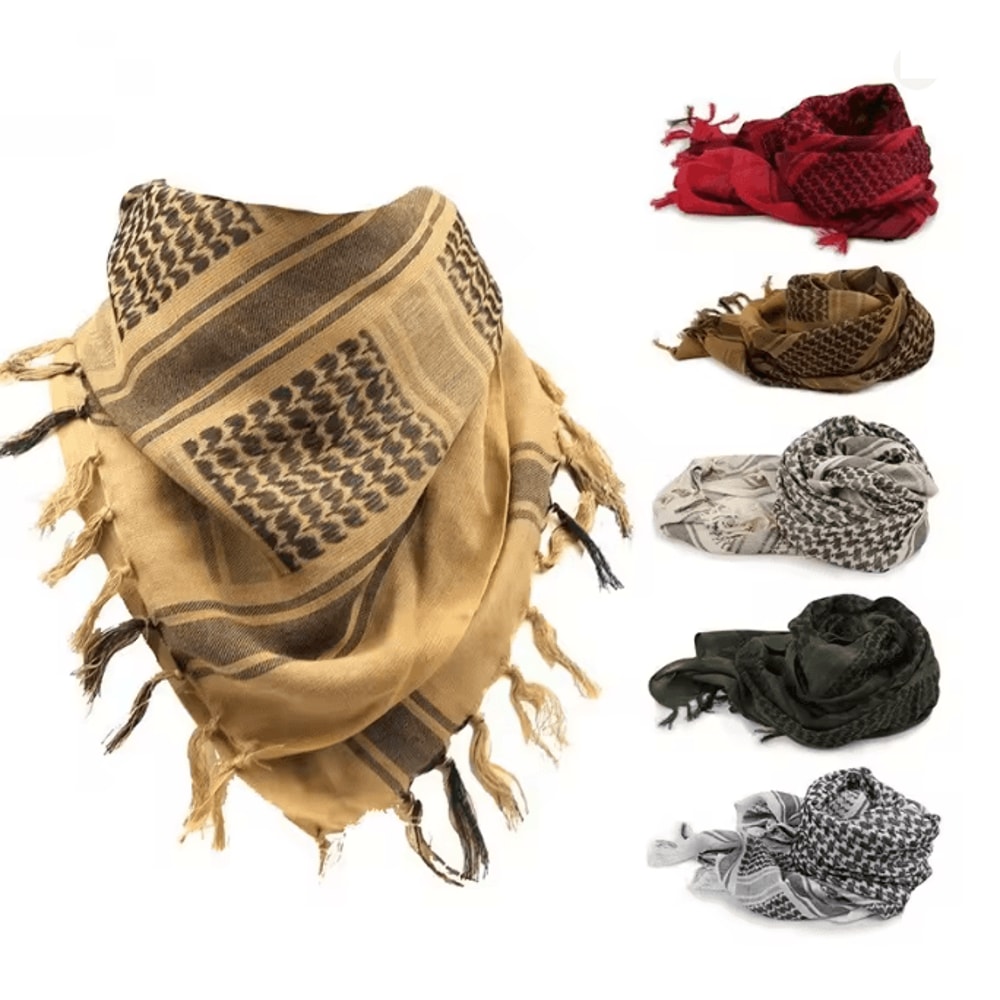 Lightweight Tactical Shemagh Scarf For Outdoor And Everyday Wear 0
