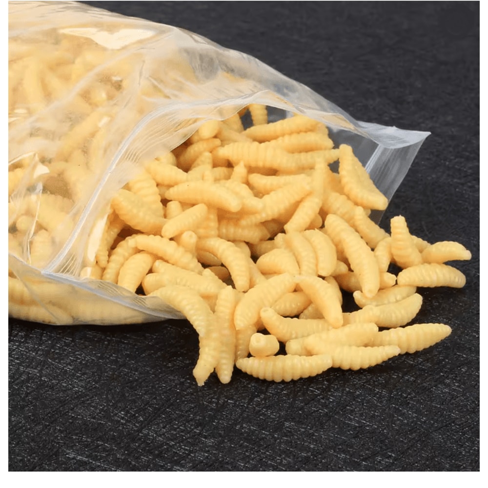 Soft Fishing Worm Bait Set Realistic Lifelike Soft Lures 50 Pack 2