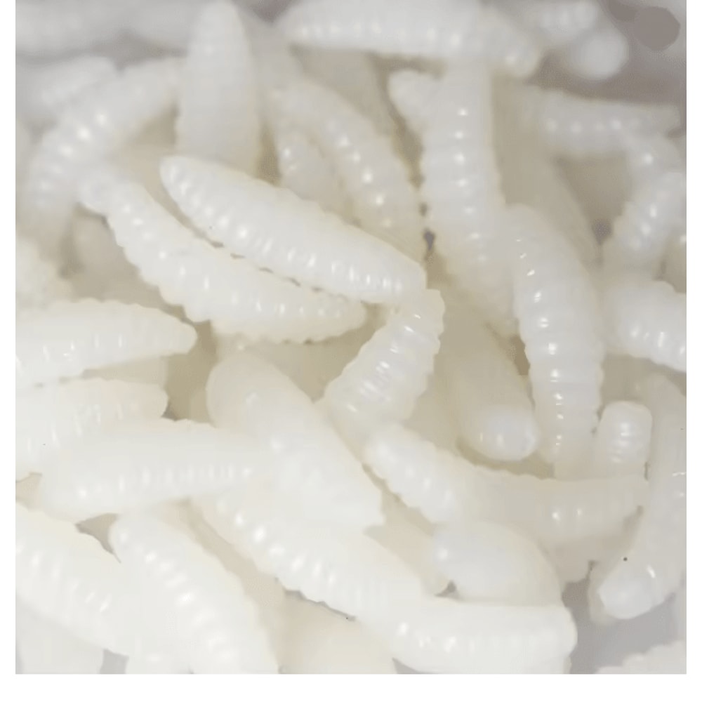 Soft Fishing Worm Bait Set Realistic Lifelike Soft Lures 50 Pack 8