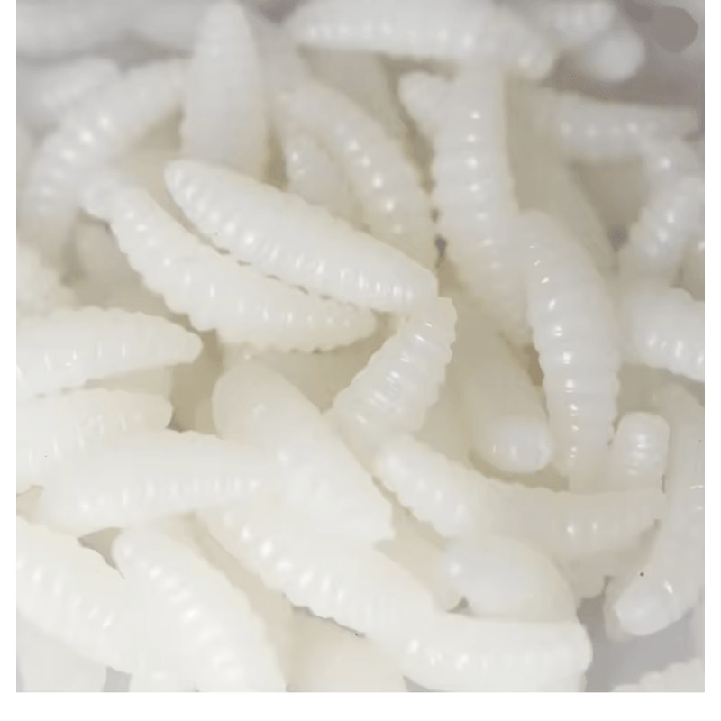 Soft Fishing Worm Bait Set Realistic Lifelike Soft Lures 50 Pack 8