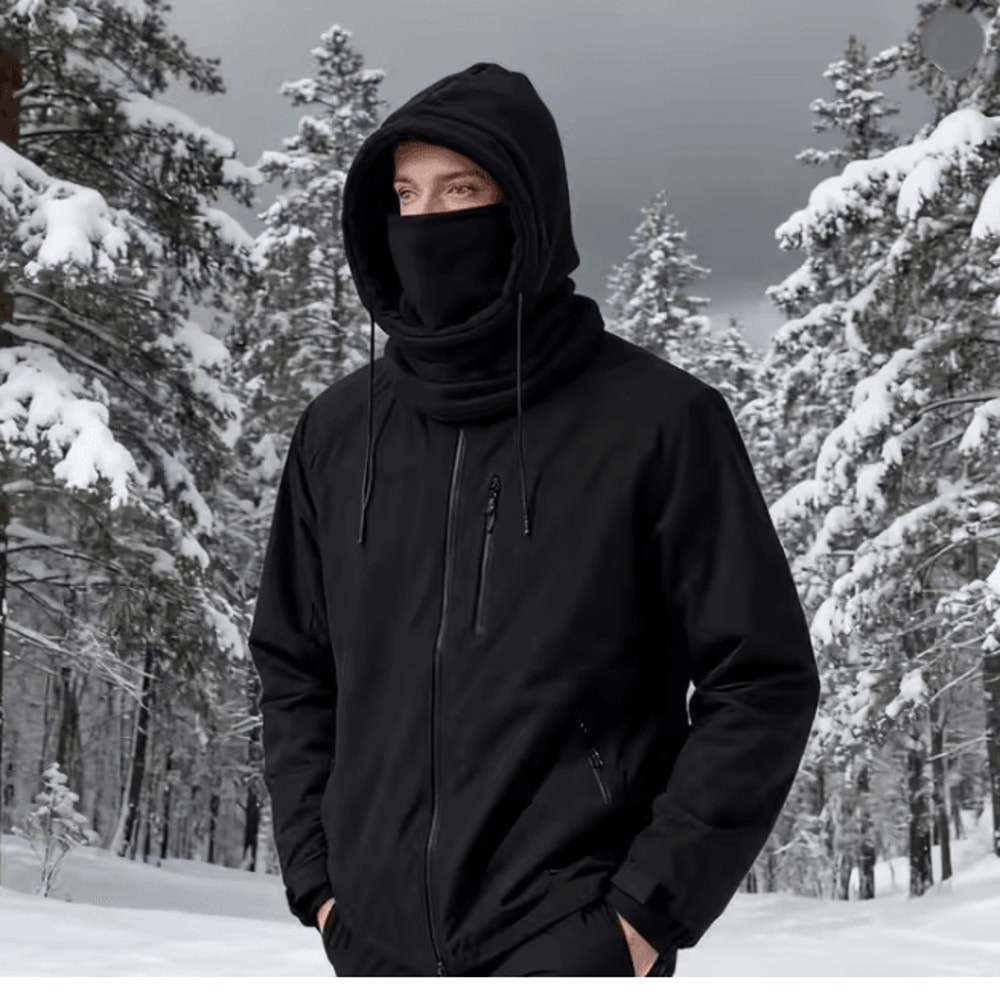 Winter Knit Balaclava Hood Windproof Warm Face Cover 1