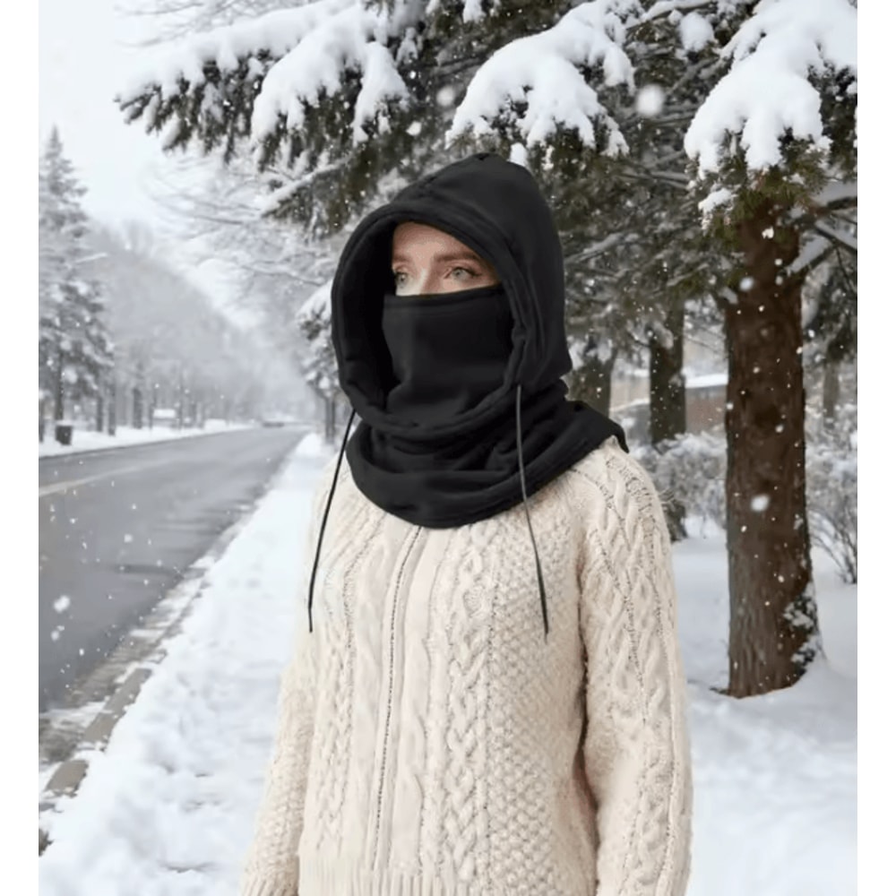 Winter Knit Balaclava Hood Windproof Warm Face Cover 3
