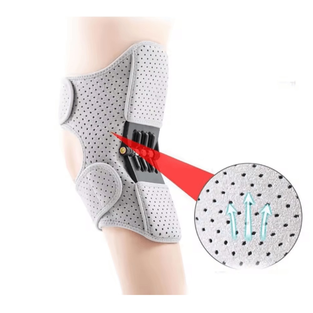 Spring Assisted Knee Support Brace For Mobility And Stability 1