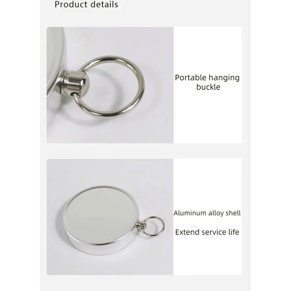 G44 Aluminum Compass Keychain Mini Pocket Navigation Tool 1