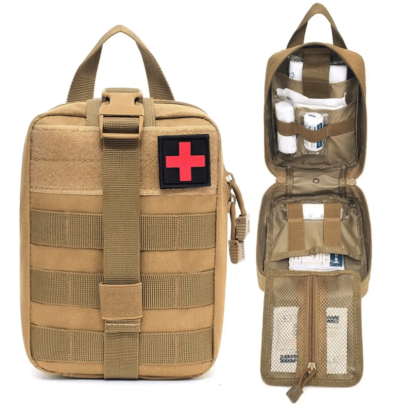 Molle Tactical First Aid Pouch EDC Survival Waist Pack 0