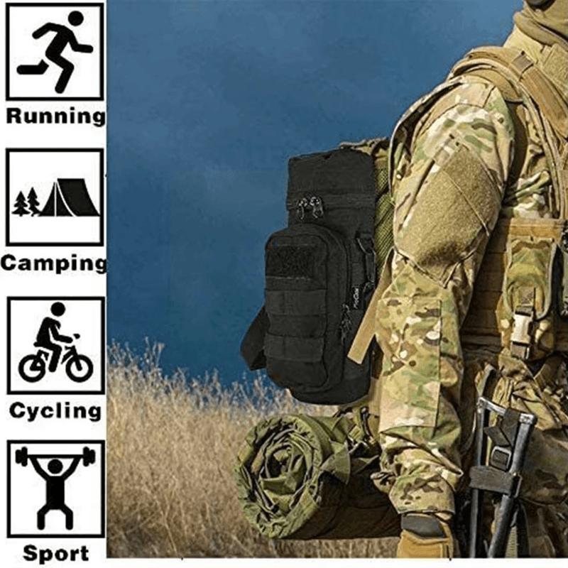 Tactical Molle Water Bottle Pouch Outdoor Hydration Carrier 2