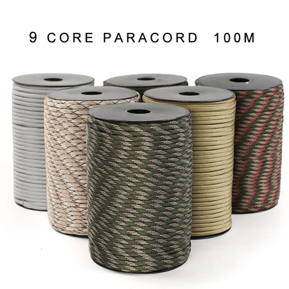 UltraStrong 550 Paracord Rope 100m Outdoor Survival Cord 0