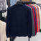 Modern Diamond Knit Crew Neck Sweater Mens Casual Pullover 9