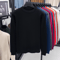 Modern Diamond Knit Crew Neck Sweater Mens Casual Pullover 3