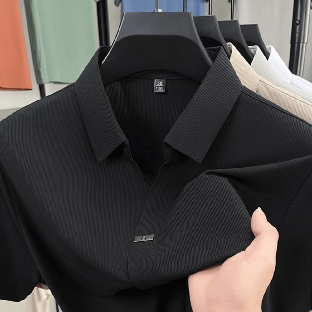 Everyday Comfort Mens Polo Shirt Short Sleeve Summer Top 4