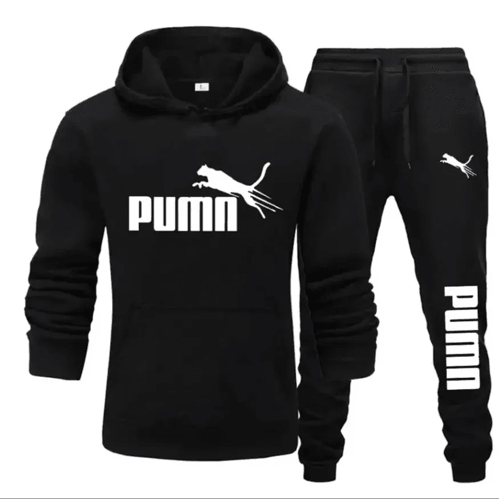 UrbanFlex Mens Hoodie And Jogger Set Autumn Winter Sportswear 0