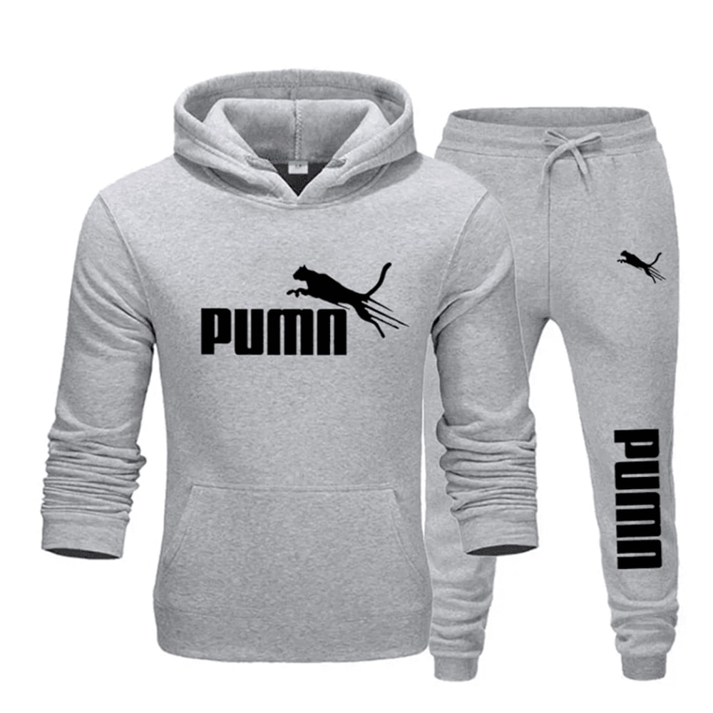 UrbanFlex Mens Hoodie And Jogger Set Autumn Winter Sportswear 2