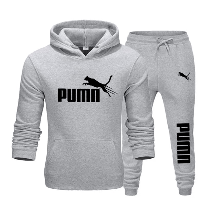 UrbanFlex Mens Hoodie And Jogger Set Autumn Winter Sportswear 2