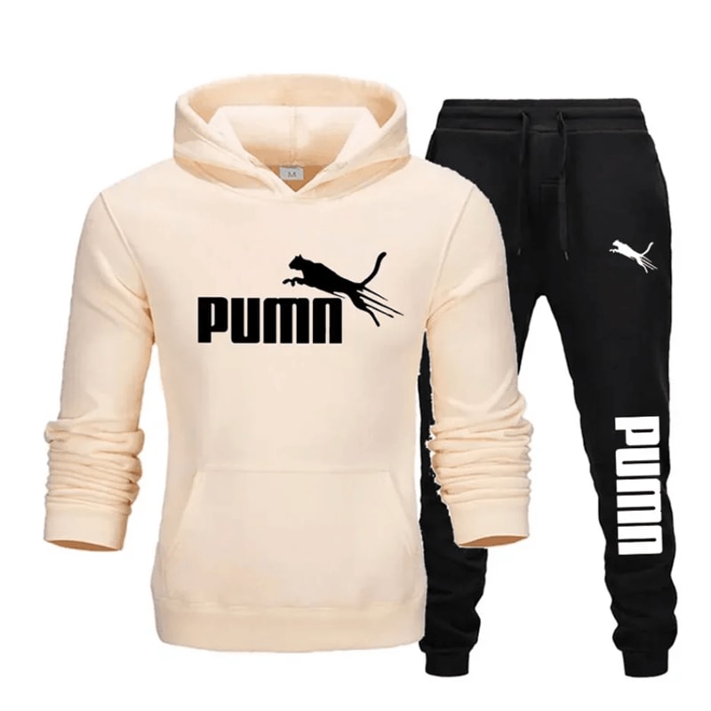 UrbanFlex Mens Hoodie And Jogger Set Autumn Winter Sportswear 3