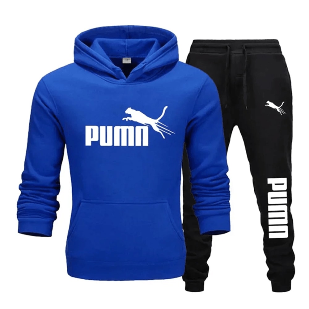 UrbanFlex Mens Hoodie And Jogger Set Autumn Winter Sportswear 4