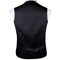 Mens Silk Jacquard Vest Tie And Accessory Set For Formal Wear 1