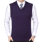 Mens Casual Sweater Vest Warm Knit Autumn Winter Wear 6