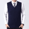 Mens Casual Sweater Vest Warm Knit Autumn Winter Wear 9
