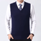 Mens Casual Sweater Vest Warm Knit Autumn Winter Wear 9