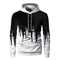 Mens 3D Printed Hooded Sports Sweater Casual Outdoor Pullover 6