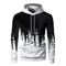 Mens 3D Printed Hooded Sports Sweater Casual Outdoor Pullover 6