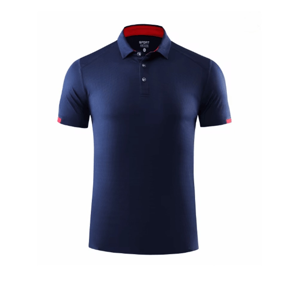 Mens Quick Dry Polo Shirt Lightweight Sports Fitness Top 10