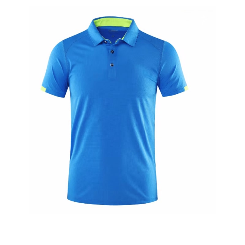 Mens Quick Dry Polo Shirt Lightweight Sports Fitness Top 5