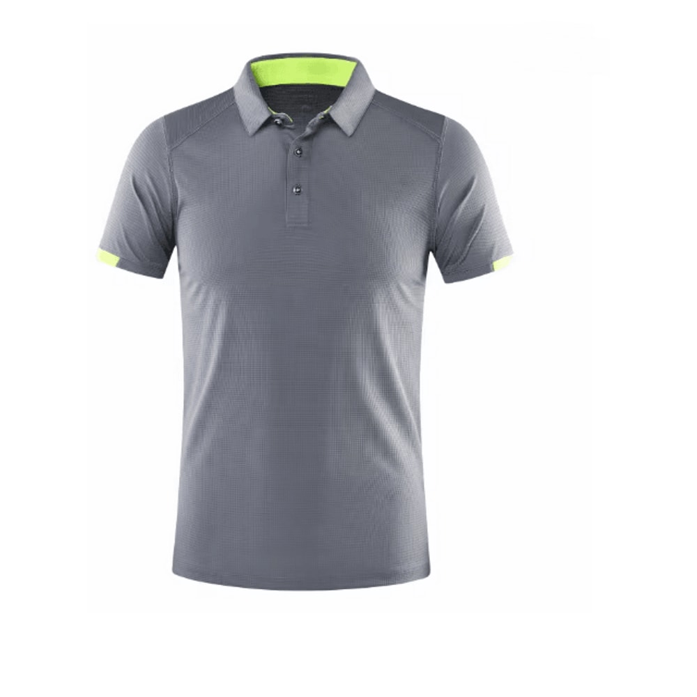 Mens Quick Dry Polo Shirt Lightweight Sports Fitness Top 6
