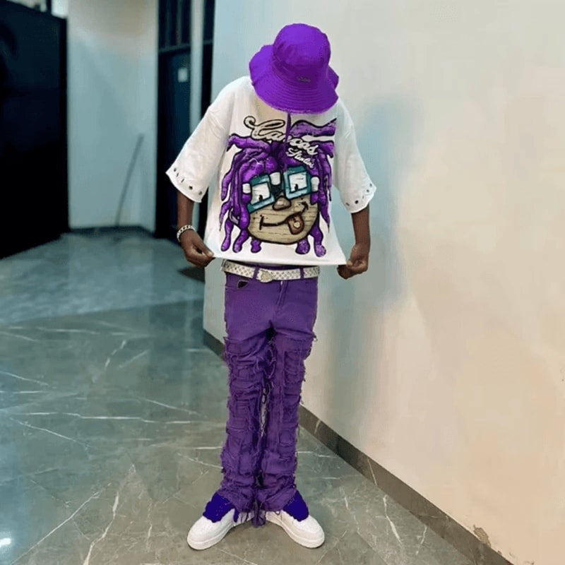 American Cartoon Streetwear T Shirt Y2K Gothic Hip Hop Style 2