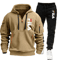 Mens Zip Up Hoodie And Sweatpants Sportswear Set Casual Fitness Jogging Outfit 9