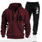 Mens Zip Up Hoodie And Sweatpants Sportswear Set Casual Fitness Jogging Outfit 13