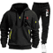 Mens Zip Up Hoodie And Sweatpants Sportswear Set Casual Fitness Jogging Outfit 8