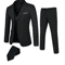 Mens Business Suit Set Regular Fit Formal Tuxedo Jacket And Trousers 4