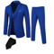 Mens Business Suit Set Regular Fit Formal Tuxedo Jacket And Trousers 5