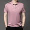 Mens Business Casual Polo Shirt Short Sleeve Breathable Top 2