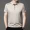 Mens Business Casual Polo Shirt Short Sleeve Breathable Top 3