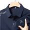 Mens Business Casual Polo Shirt Short Sleeve Breathable Top 8