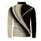 Mens Graphic Long Sleeve Polo Shirt Casual Statement Wear 2