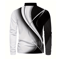 Mens Graphic Long Sleeve Polo Shirt Casual Statement Wear 3