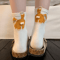 Cute Cat Print Mid Calf Socks Soft Breathable Casual Wear 3