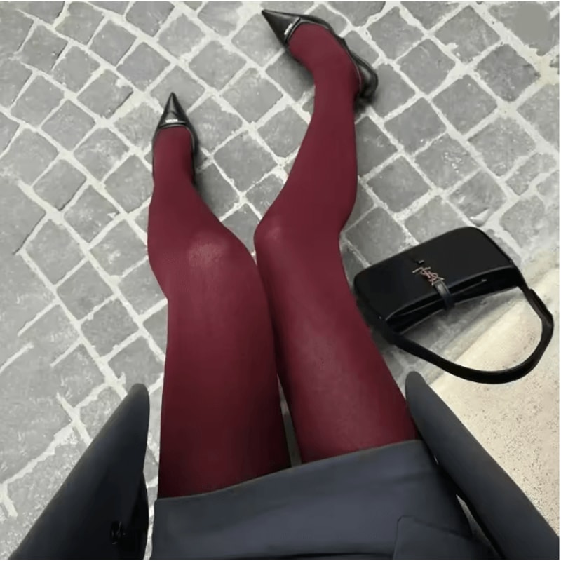 Womens Super Elastic Slim Fit Tights Comfortable All Season Wear 0
