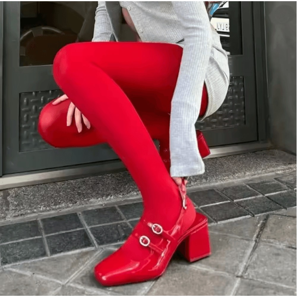 Womens Super Elastic Slim Fit Tights Comfortable All Season Wear 5